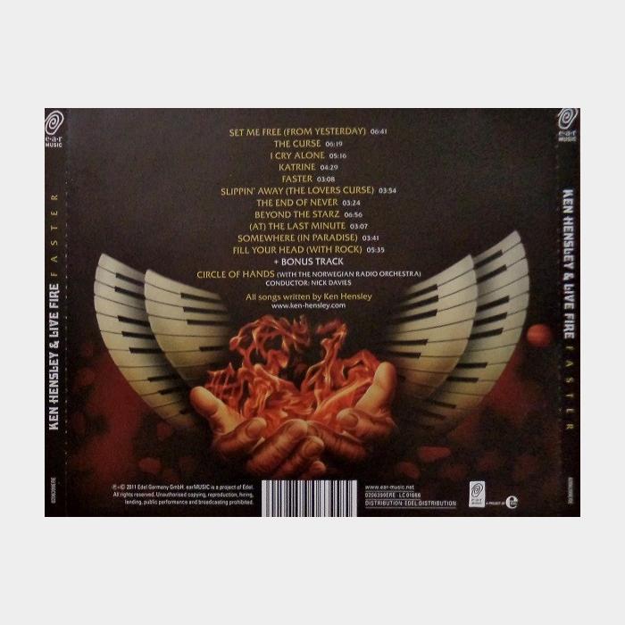 CD Ken Hensley & Live Fire - Faster (scratch)