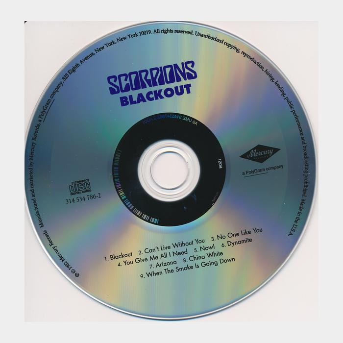 CD Scorpions - Blackout