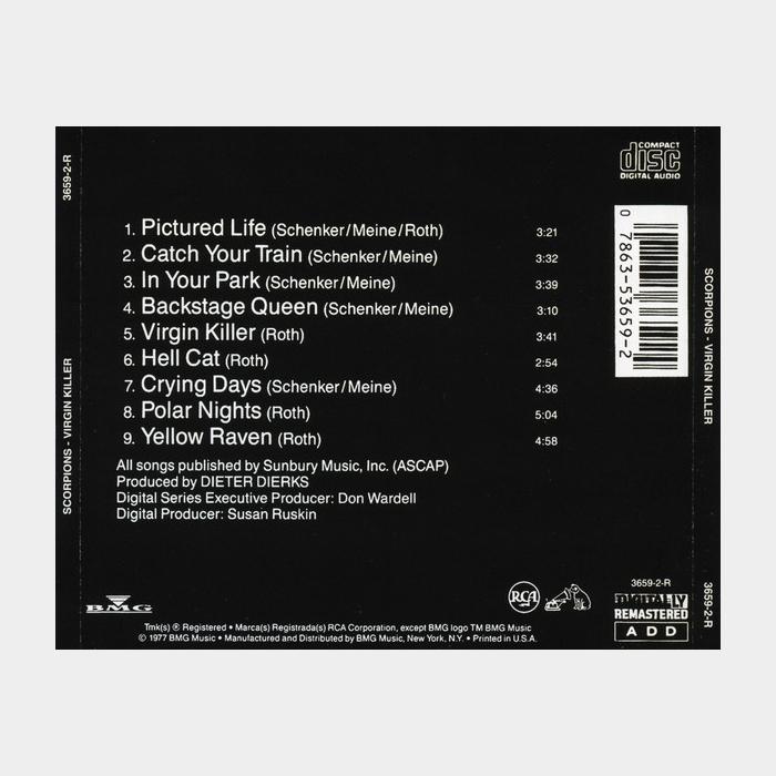 CD Scorpions - Virgin Killer