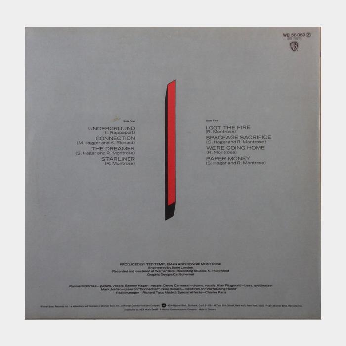 Montrose - Paper Money (ex/ex)