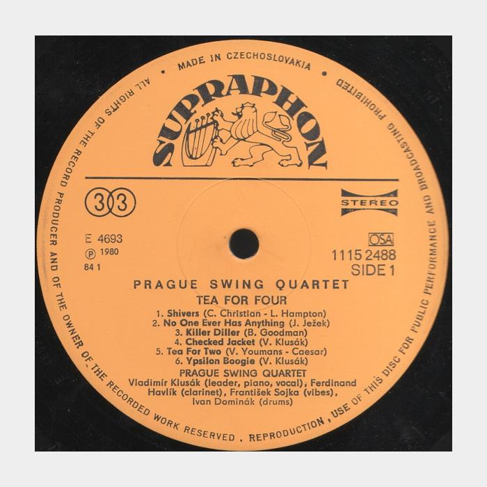 Prague Swing Quartet - Tea For Four (ex/ex)