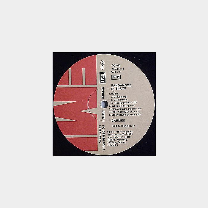 Carmen - Fandangos In Space (ex/ex)