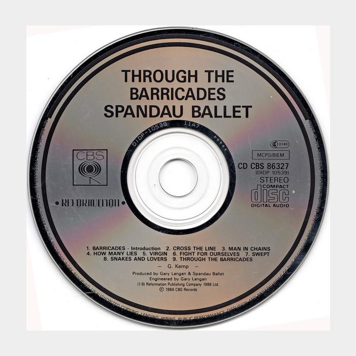 CD Spandau Ballet - Through The Barricades