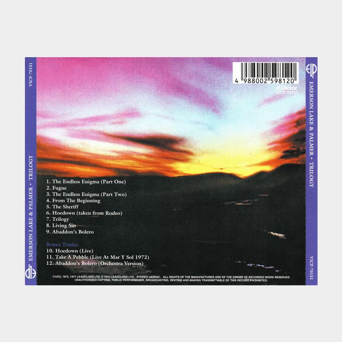 CD Emerson, Lake & Palmer - Trilogy
