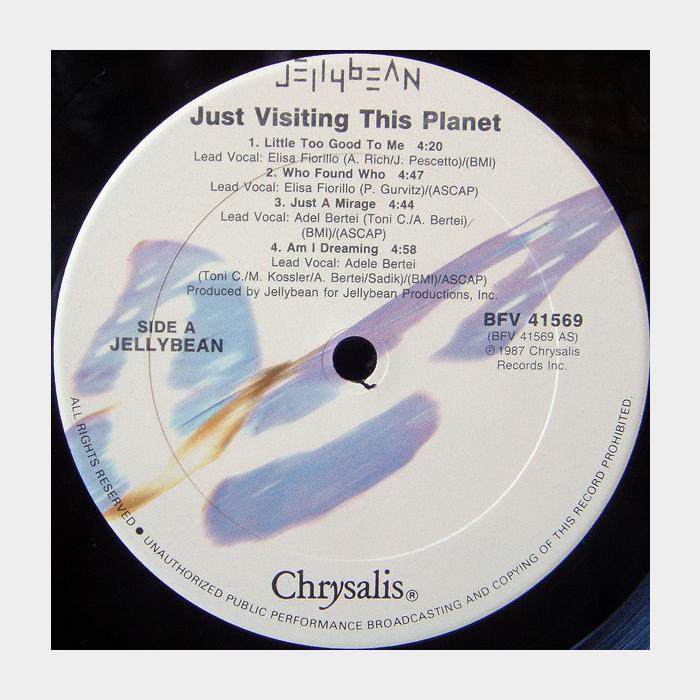 Jellybean - Just Visiting This Planet (ex+/ex+)