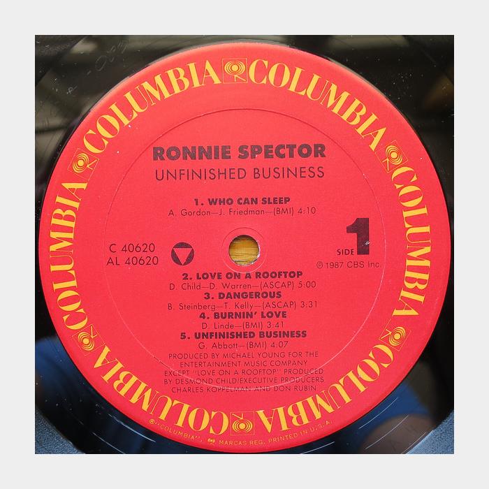 Ronnie Spector - Unfinished Business (ex+/ex)