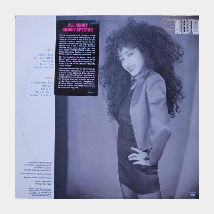 Ronnie Spector - Unfinished Business (ex+/ex)
