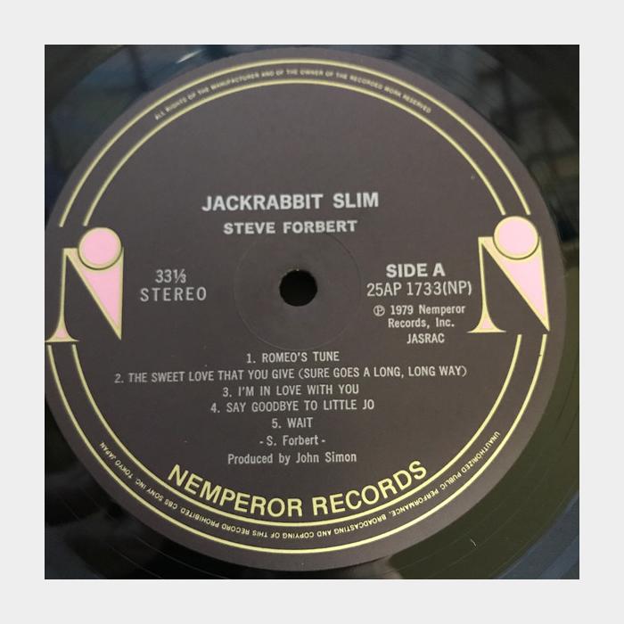 Steve Forbert - Jackrabbit Slim (ex+/ex)