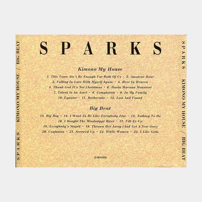CD Sparks - Kimono My House / Big Beat (scratch)