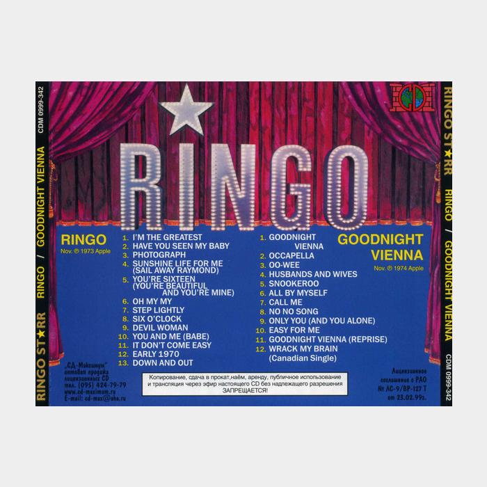 CD Ringo Starr - Ringo / Goodnight Vienna