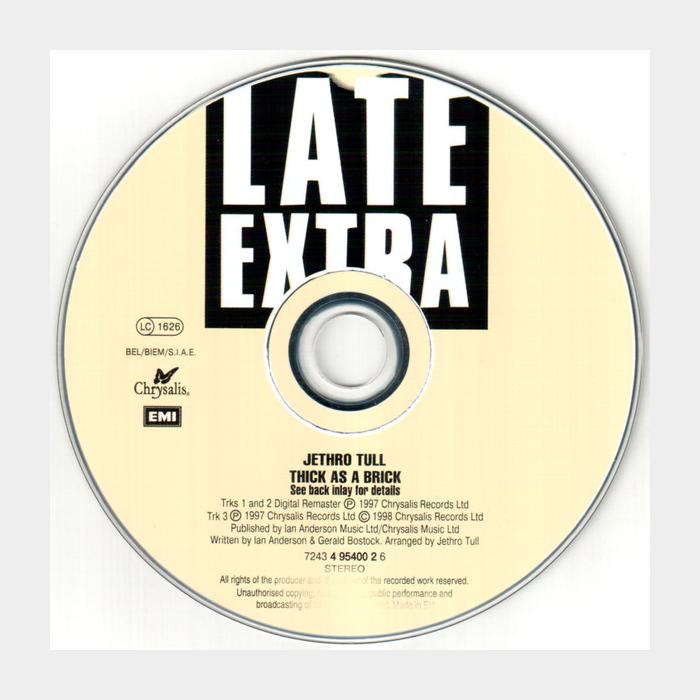 CD Jethro Tull - Thick As A Brick