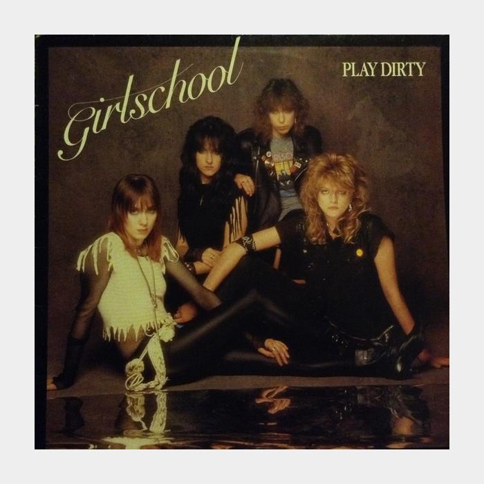 Girlschool - Play Dirty (ex+/ex+, obi, PROMO)