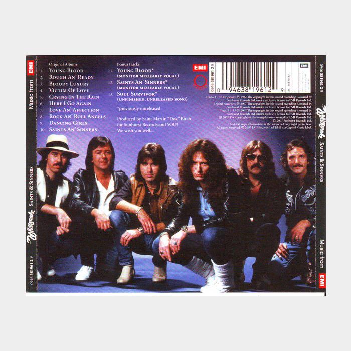 CD Whitesnake - Saints & Sinners