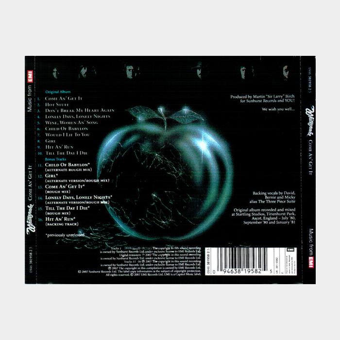 CD Whitesnake - Come An' Get It
