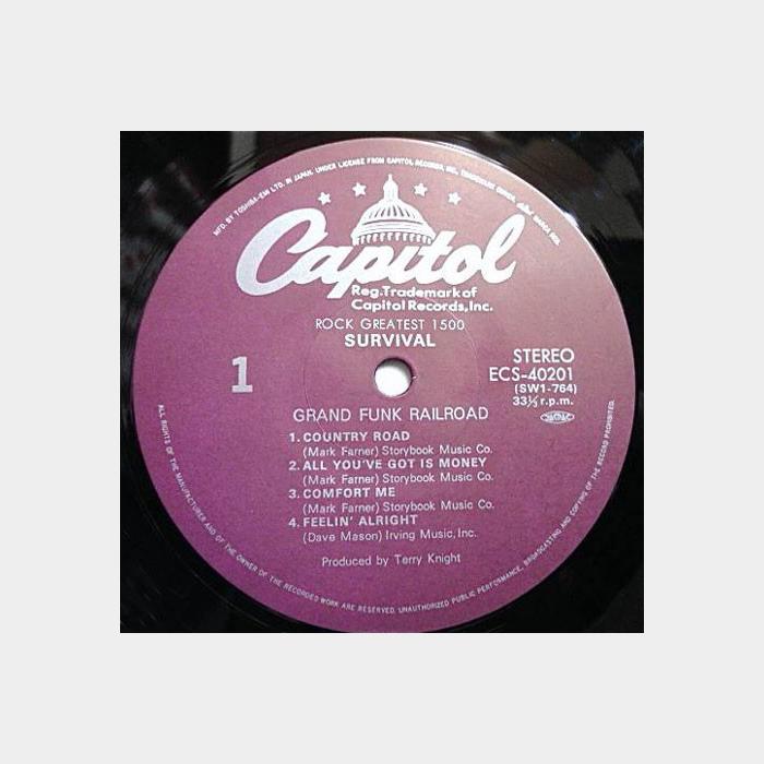 Grand Funk Railroad - Survival (ex+/ex+, obi)