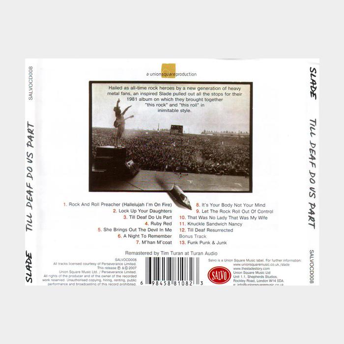 CD Slade - Till Deaf Do Us Part