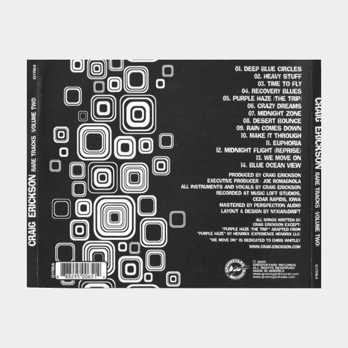 CD Craig Erickson - Rare Tracks (Volume Two)