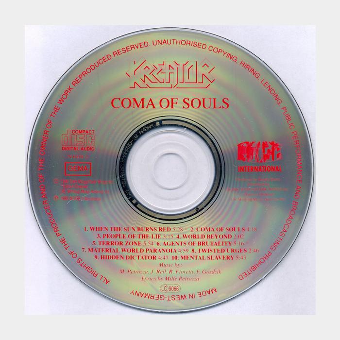 CD Kreator - Coma Of Souls