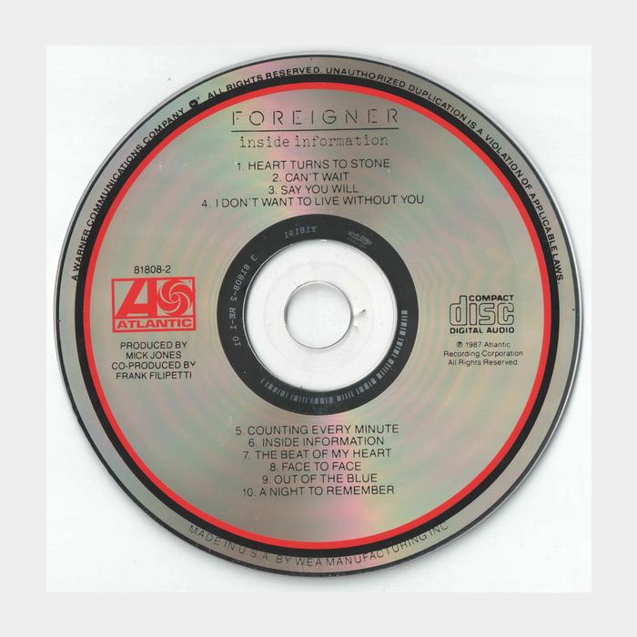 CD Foreigner - Inside Information