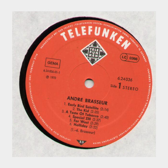 Andre Brasseur - Andre Brasseur (ex+/ex+)