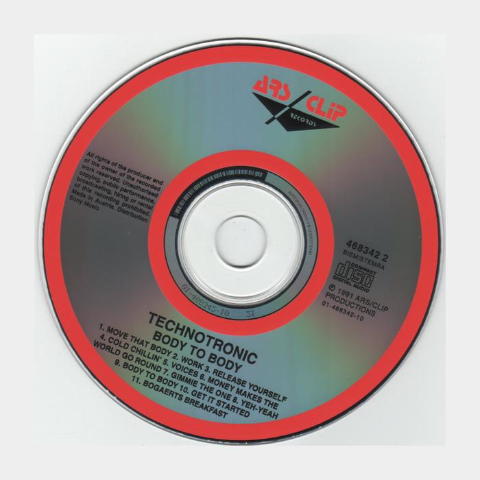 CD Technotronic - Body To Body