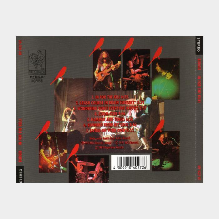 CD Budgie - In For The Kill