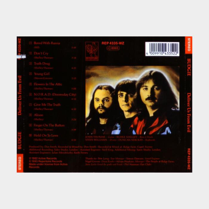 CD Budgie - Deliver Us From Evil