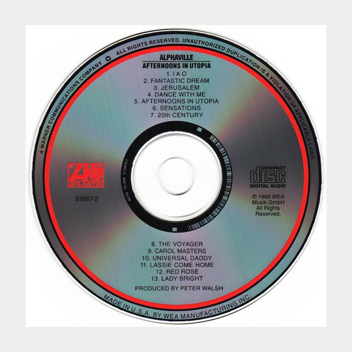 CD Alphaville - Afternoons In Utopia