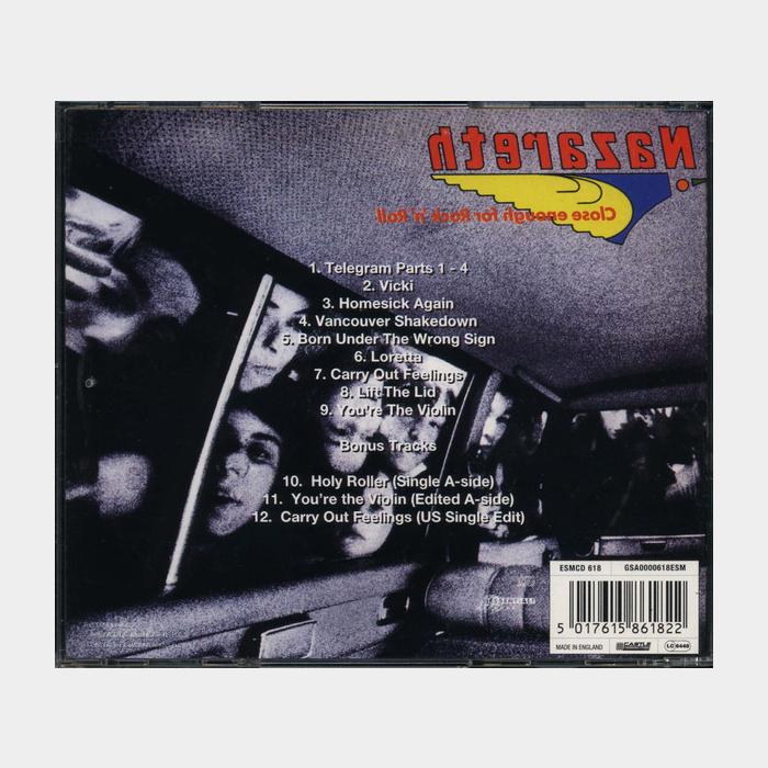 CD Nazareth - Close Enough For Rock'N'Roll
