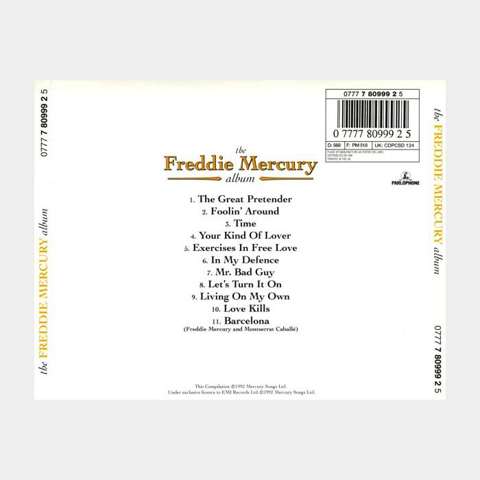 CD Freddie Mercury - The Album