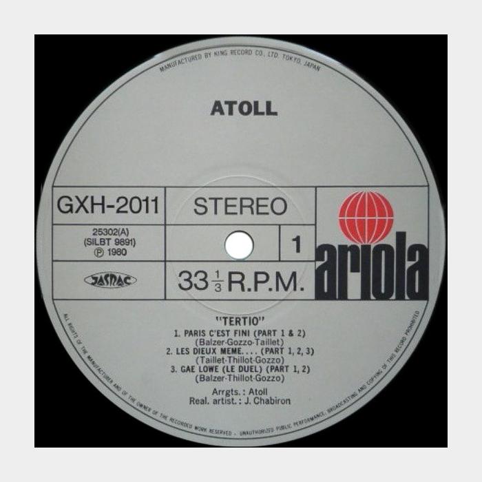 Atoll - L'Araignée-Mal (ex+/ex+)