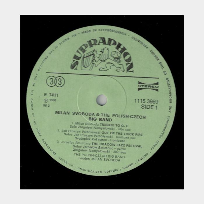 Milan Svoboda & Polish-Czech Big band - InterJazz 5 (ex+/ex)