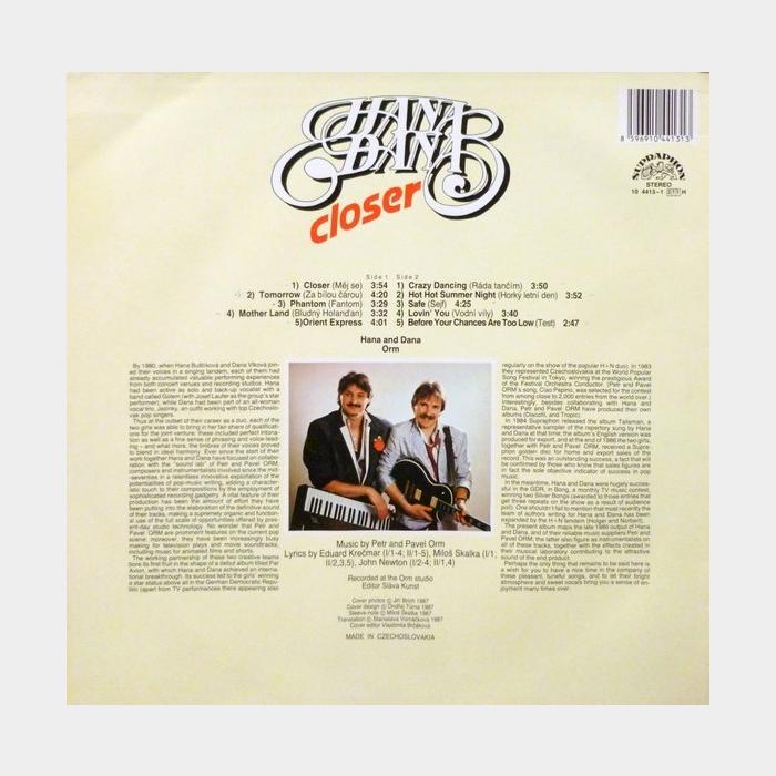 Hana & Dana - Closer (ex/ex)