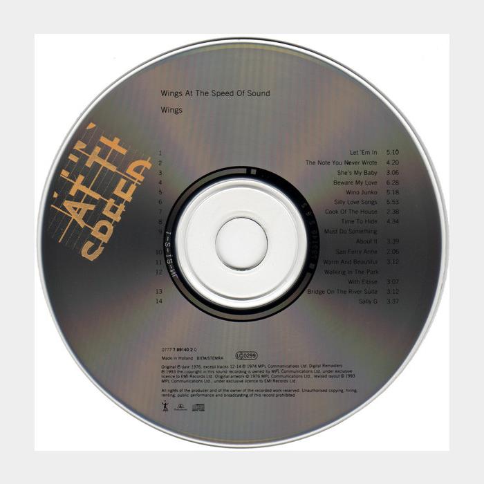 CD Wings - At The Speed Of Sound