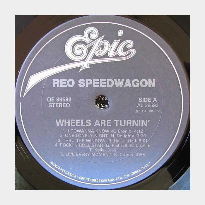 Reo Speedwagon - Wheels Are Turnin' (ex/ex)