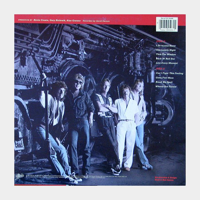 Reo Speedwagon - Wheels Are Turnin' (ex/ex)