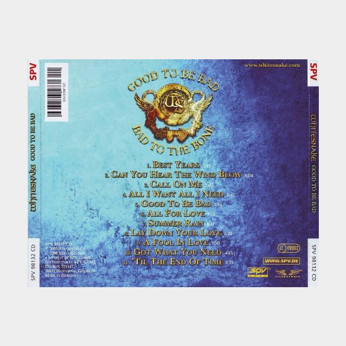 CD Whitesnake - Good To Be Bad