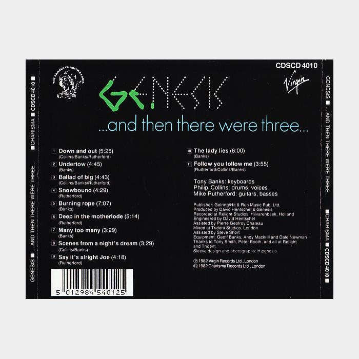 CD Genesis - ...And Then There Were Three...
