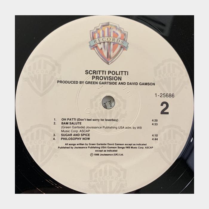 Scritti Politti - Provision (ex+/ex)