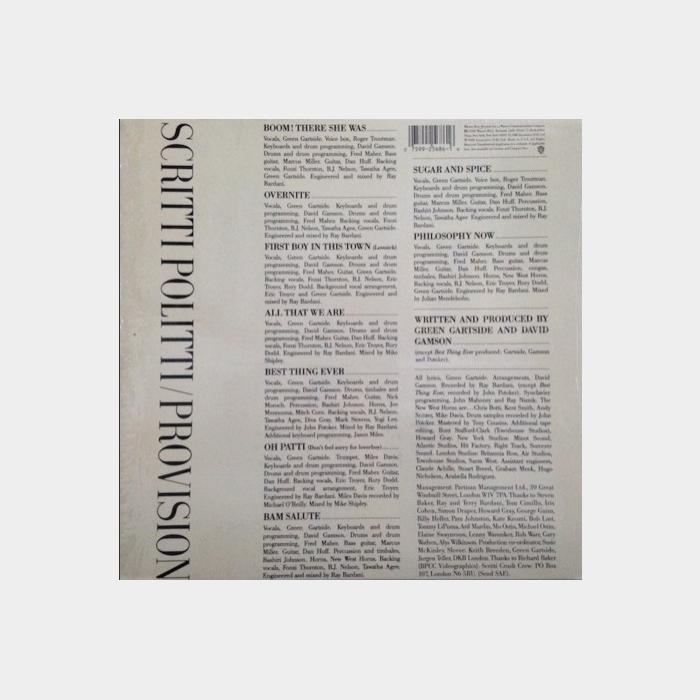 Scritti Politti - Provision (ex+/ex)