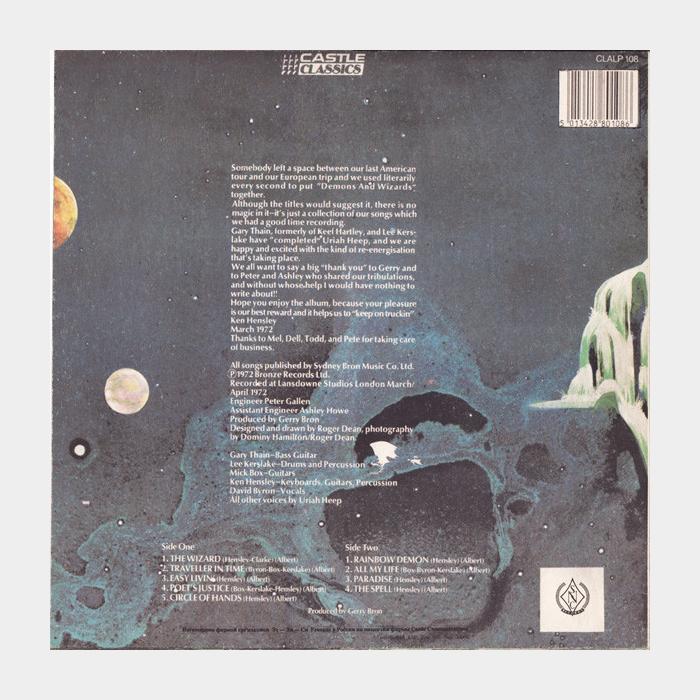 Uriah Heep - Demons And Wizards (ex+/ex+)