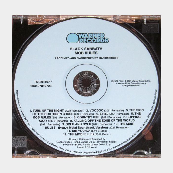 CD Black Sabbath - Mob Rules