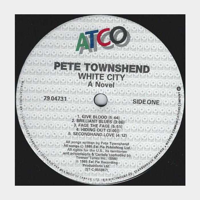 Pete Townshend - White City (ex+/ex+)