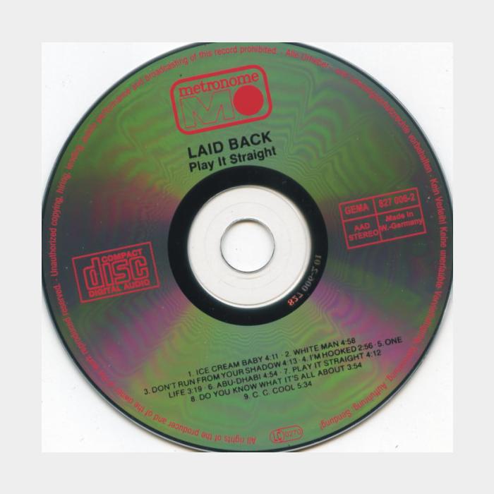 CD Laid Back - Play It Straight