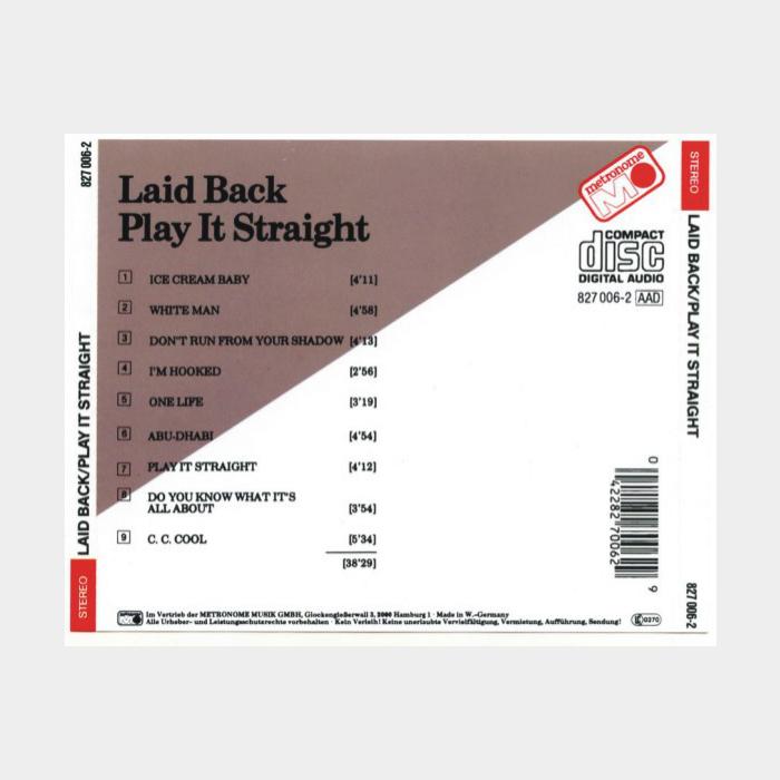 CD Laid Back - Play It Straight