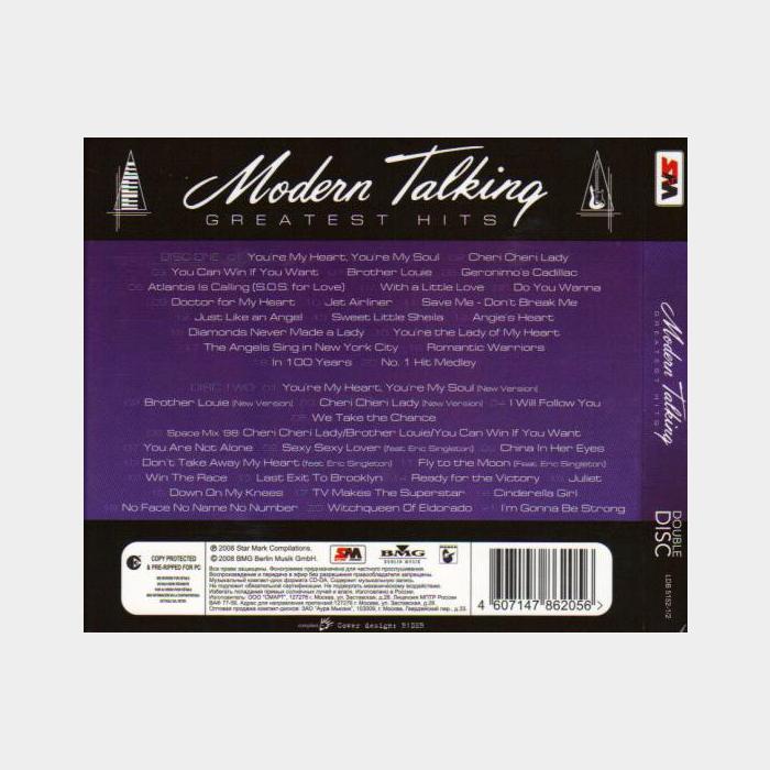 CD Modern Talking - Graetest Hits 2CD
