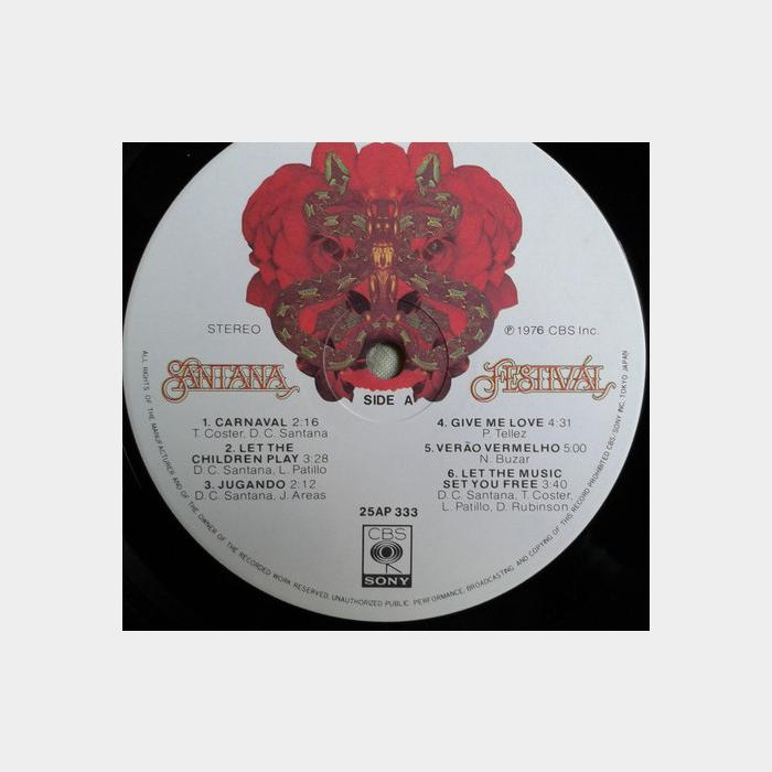 Santana - Festival (ex+/ex+)