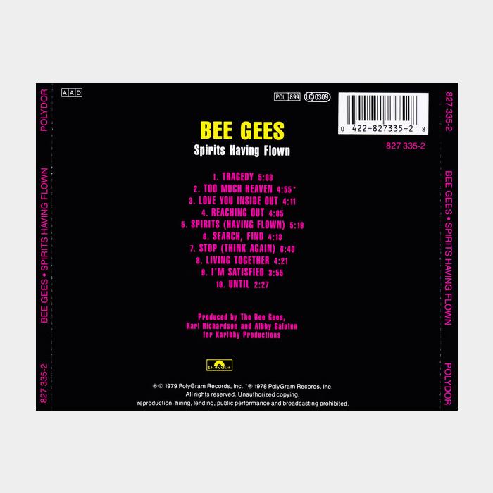 CD Bee Gees - Spirits Having Flown