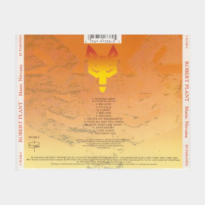 CD Robert Plant - Manic Nirvana