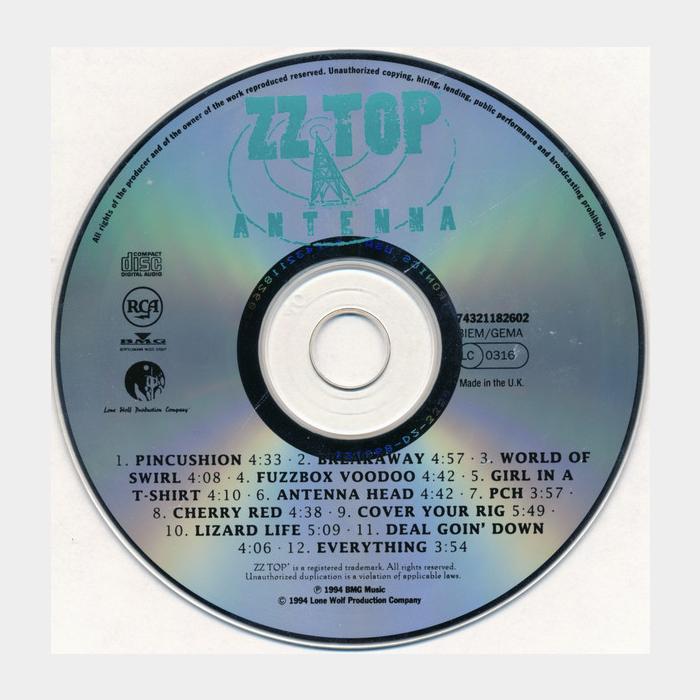 CD ZZ Top - Antenna